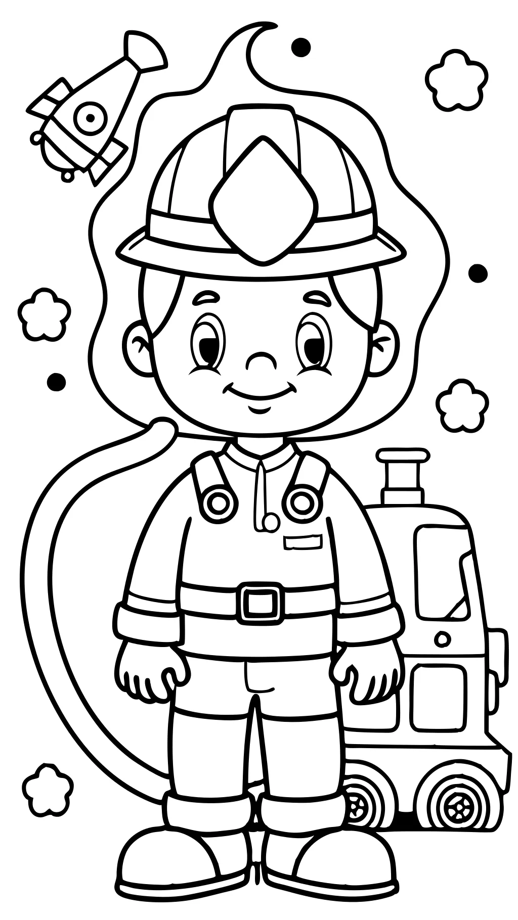 firefighter coloring pages printable